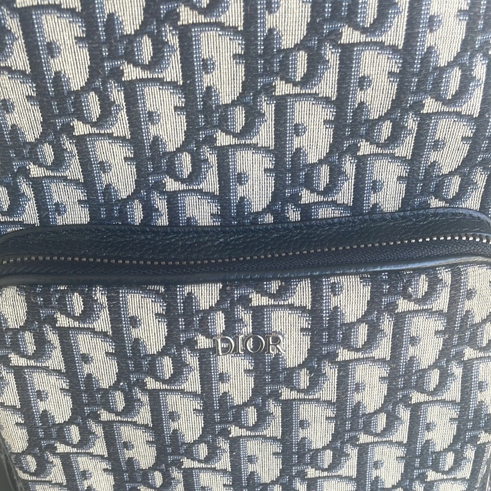 Dior Beige and Black Mini Rider backpack